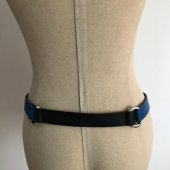 Smart Set - Black Brown and Blue Faux Leather Belt - 3/25$ - Picture 4 of 8